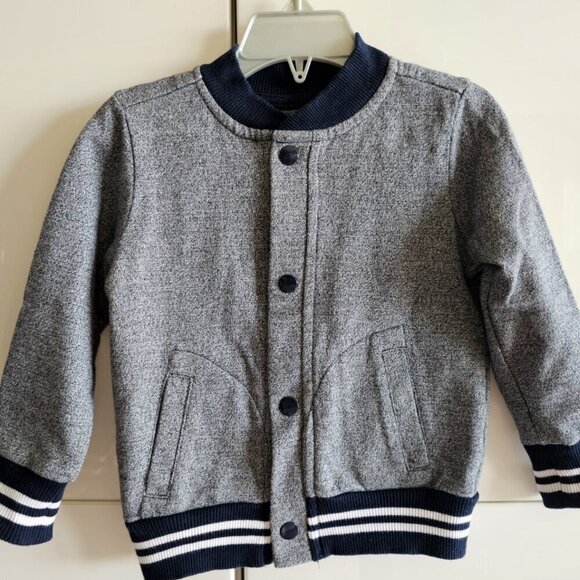 Baby Varsity Baseball Snap Buttons Jacket - Picture 1 of 1